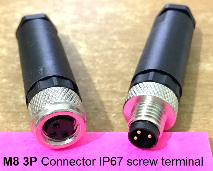 M8 Connector 3pole circular connector